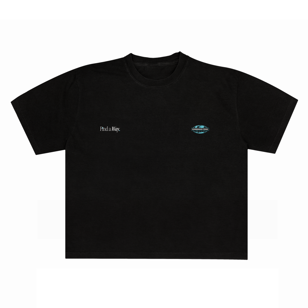 The Comeback Tour Boxy T-Shirt in Black