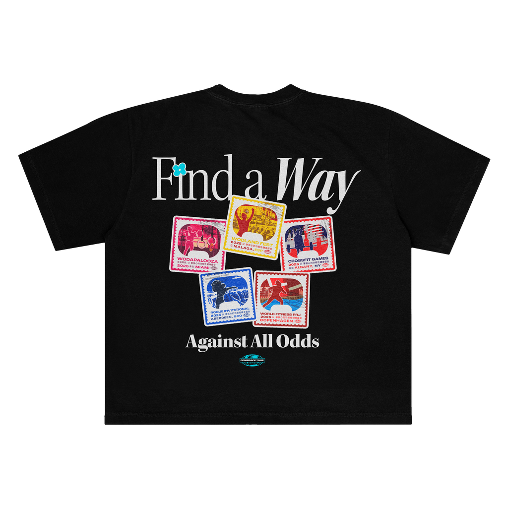 The Comeback Tour Boxy T-Shirt in Black