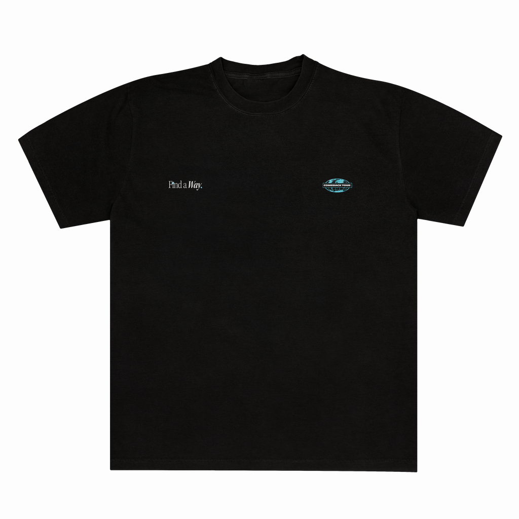 The Comeback Tour T-Shirt in Black