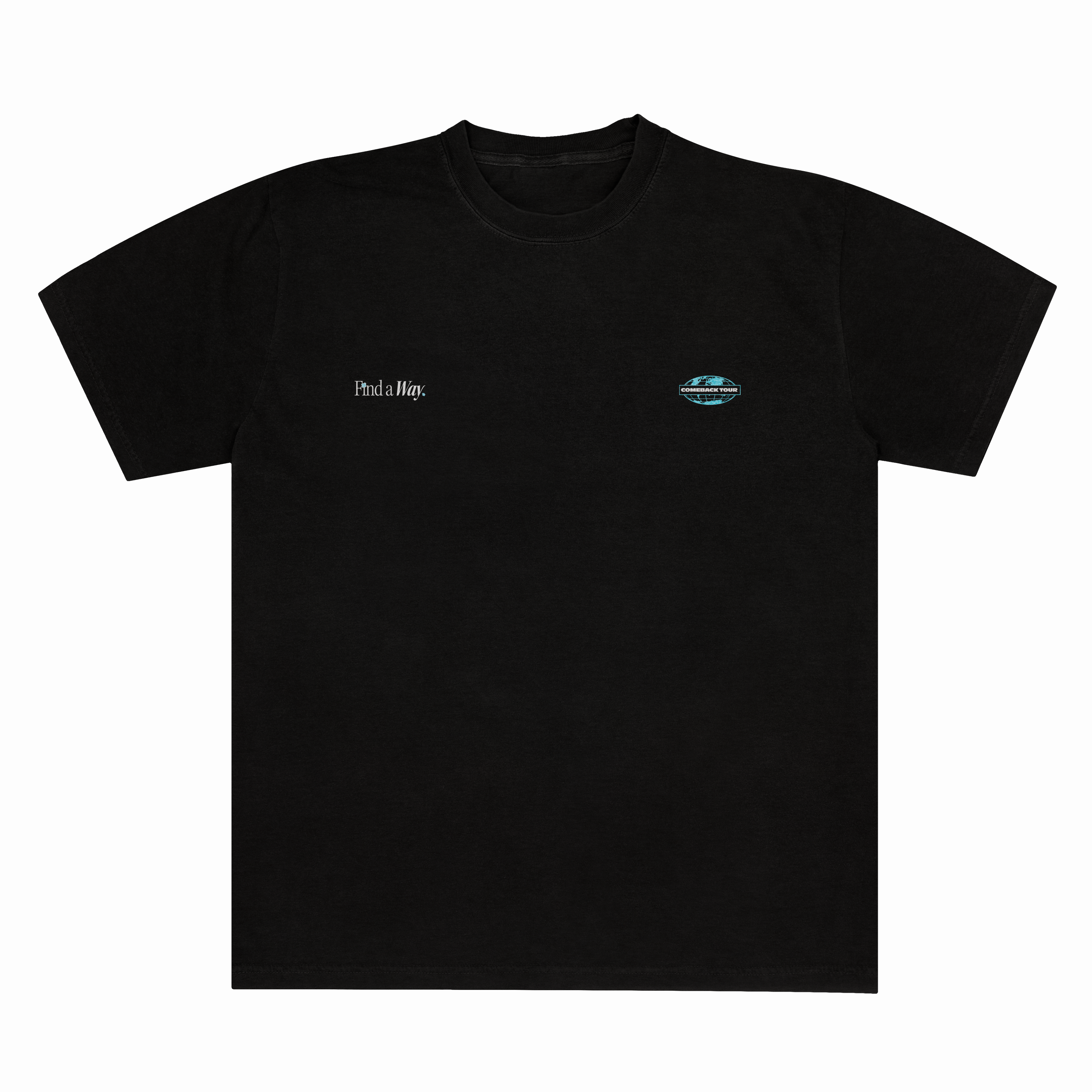 The Comeback Tour T-Shirt in Black