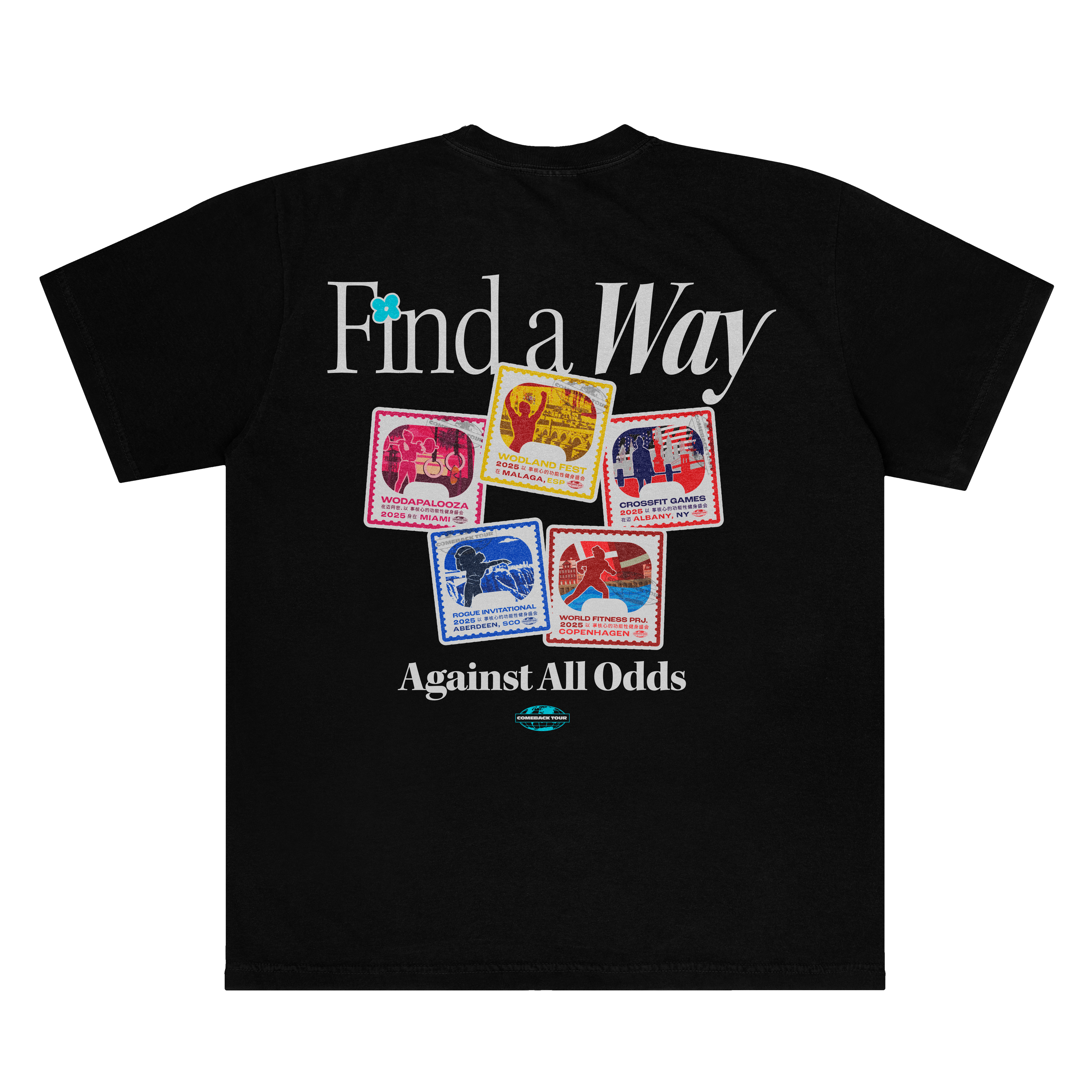 The Comeback Tour T-Shirt in Black