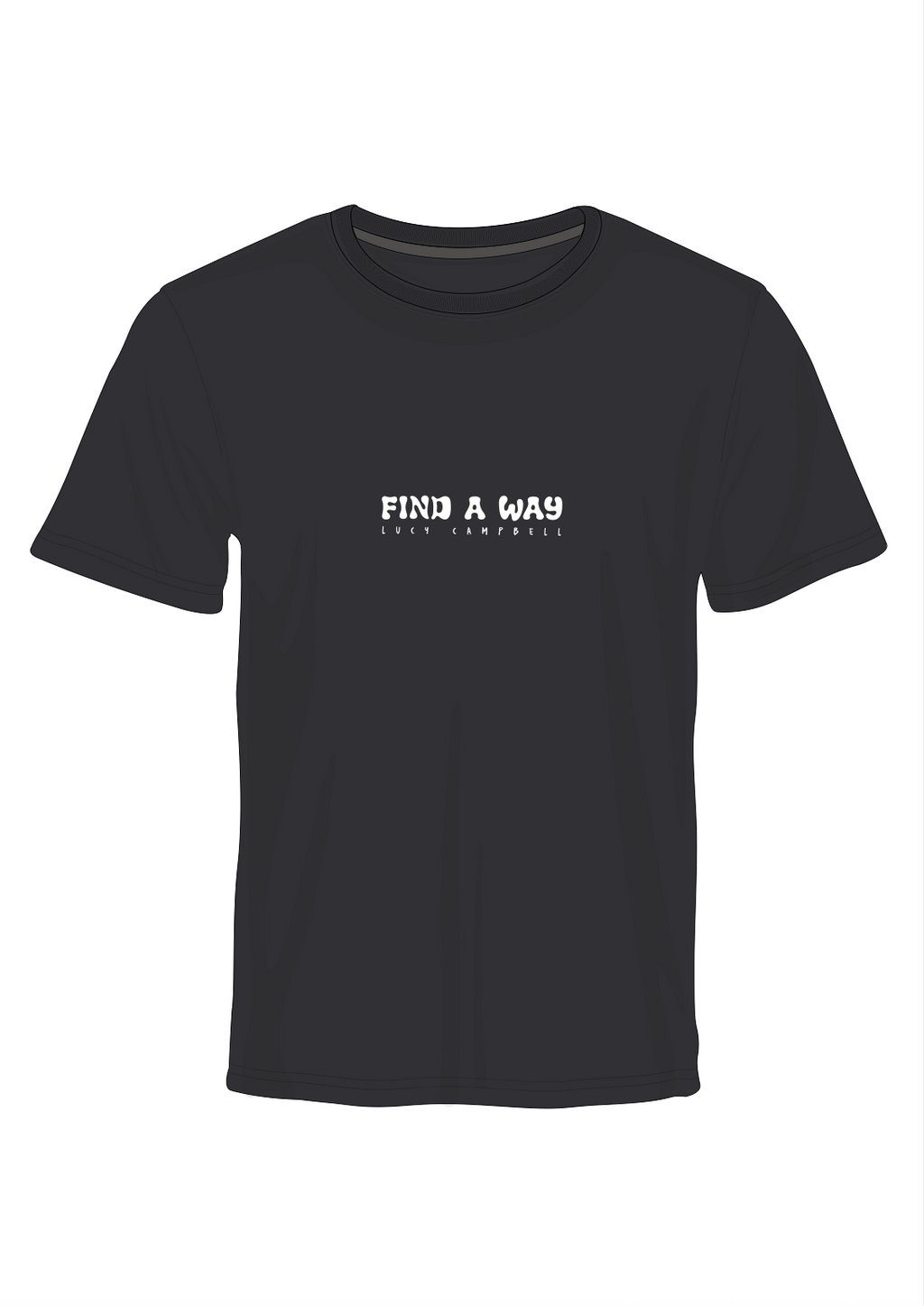 Find A Way T-Shirt in Black
