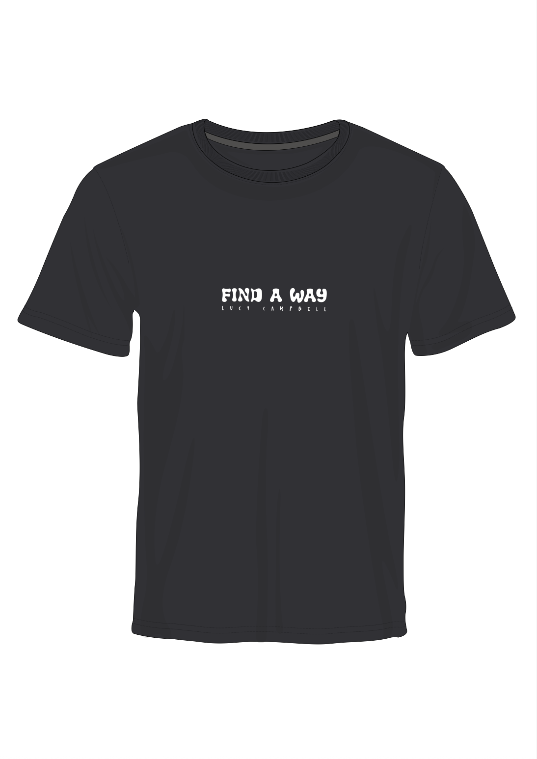 Find A Way T-Shirt in Black