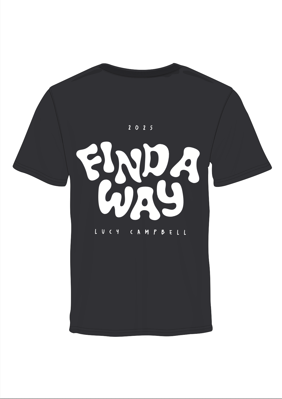 Find A Way T-Shirt in Black