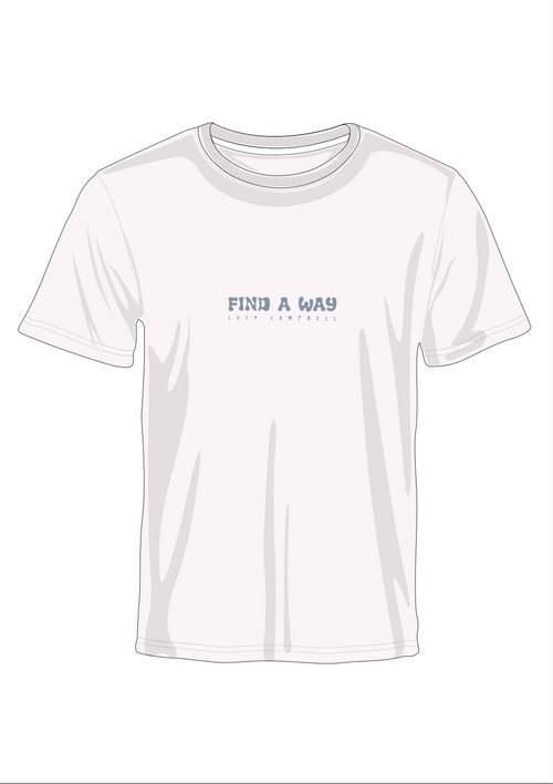 Find A Way T-Shirt in Raw Cotton
