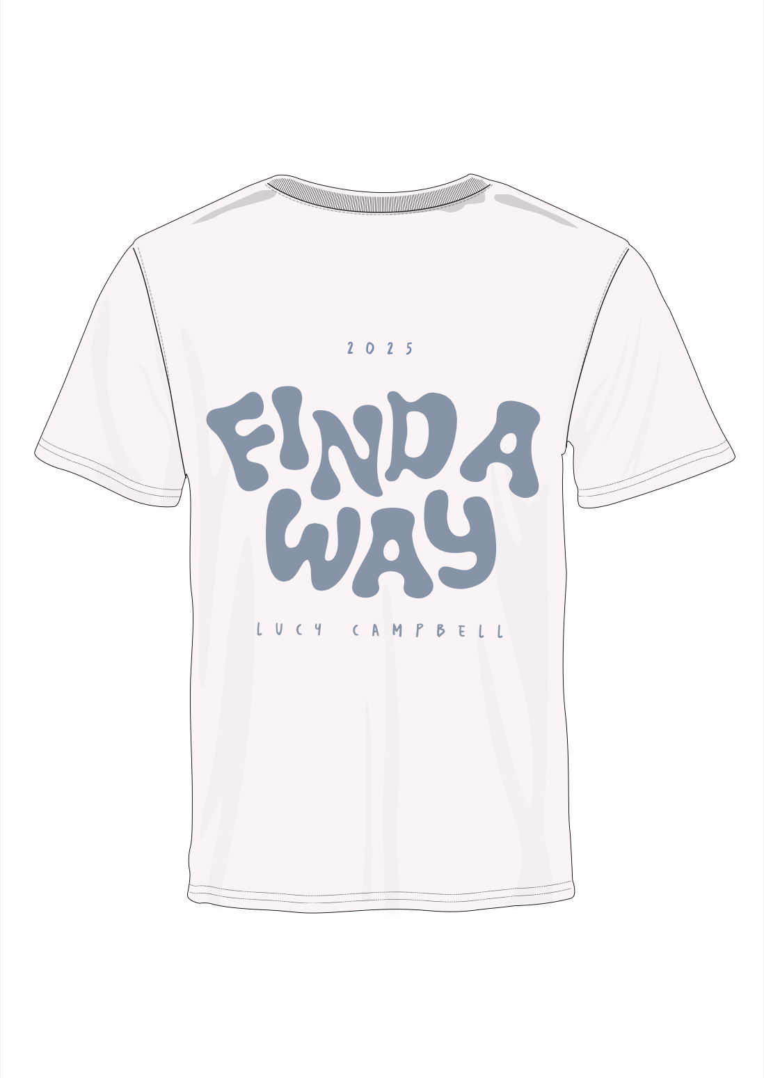 Find A Way T-Shirt in Raw Cotton